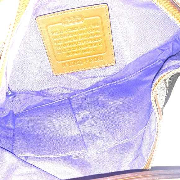 NWOT COACH 24CM Signature EW Convertible Duffle XB - Picture 7 of 16